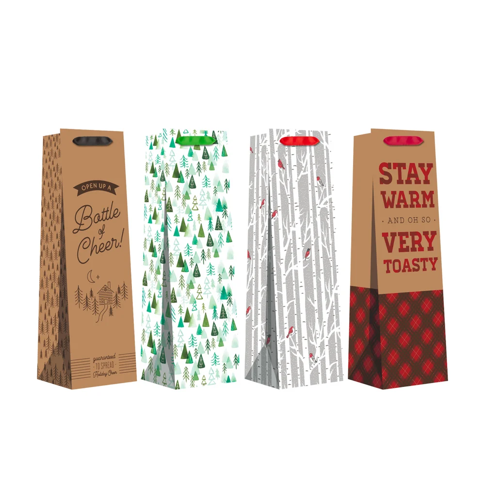 Gift Bag Set 19 (Holiday) – 48 Gift Bags in 4 Different Styles